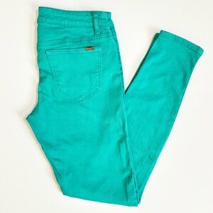 Else Bright Teal Skinny Jeans, sz 26
